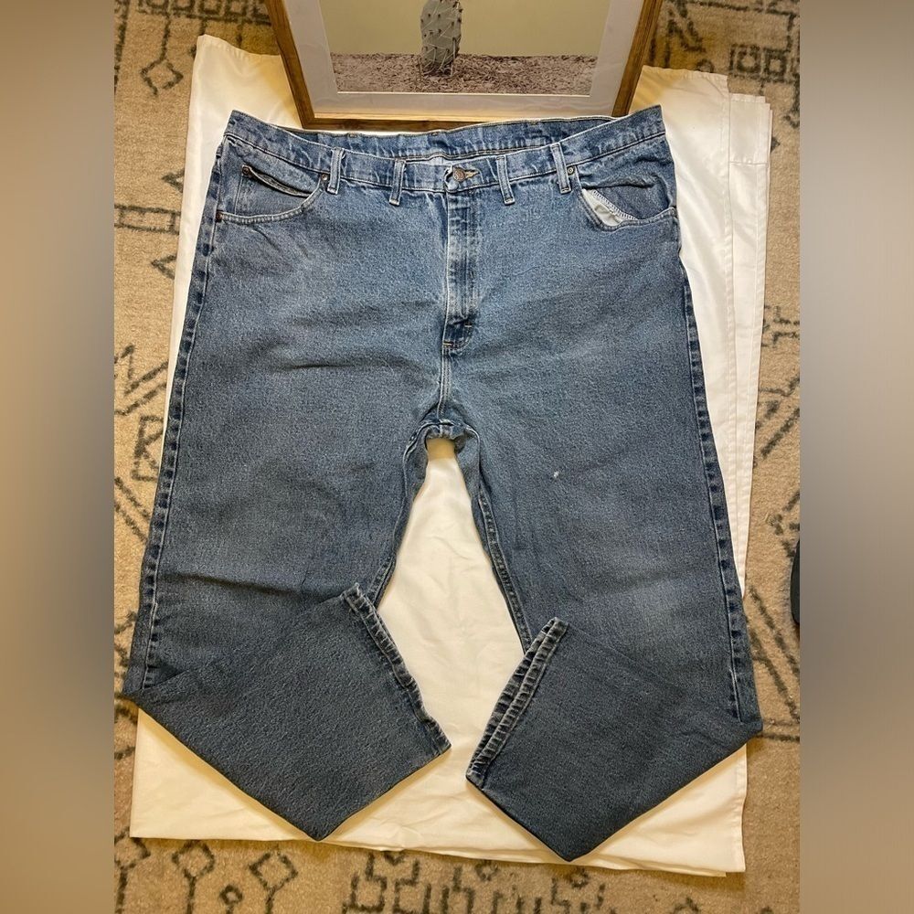 Guys Wrangler size 46X30 bootcut jeans